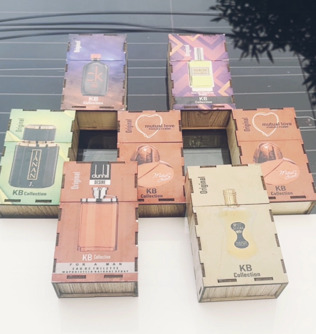 Wooden Case Perfume ( pack of 5 )