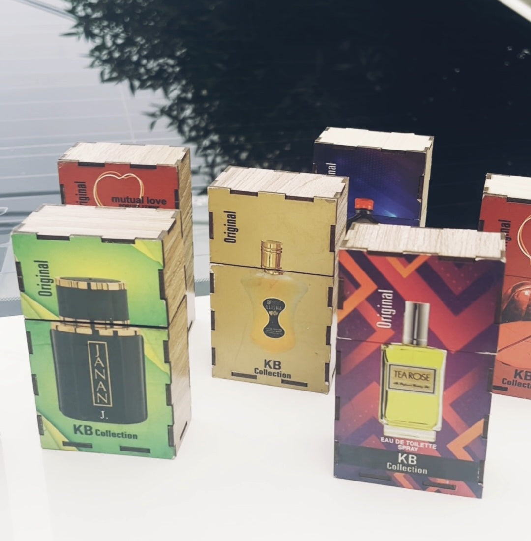Wooden Case Perfume ( pack of 5 )